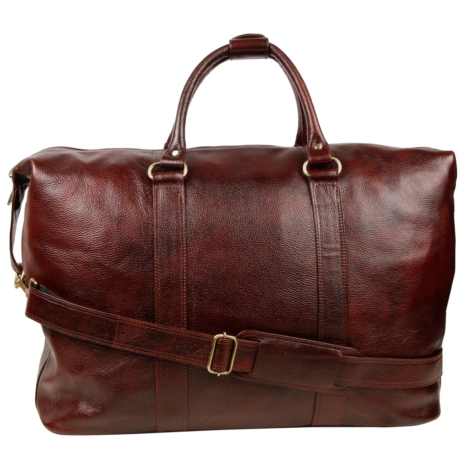 Front side image of brown CARRY ON TOTE SAA-SMALL