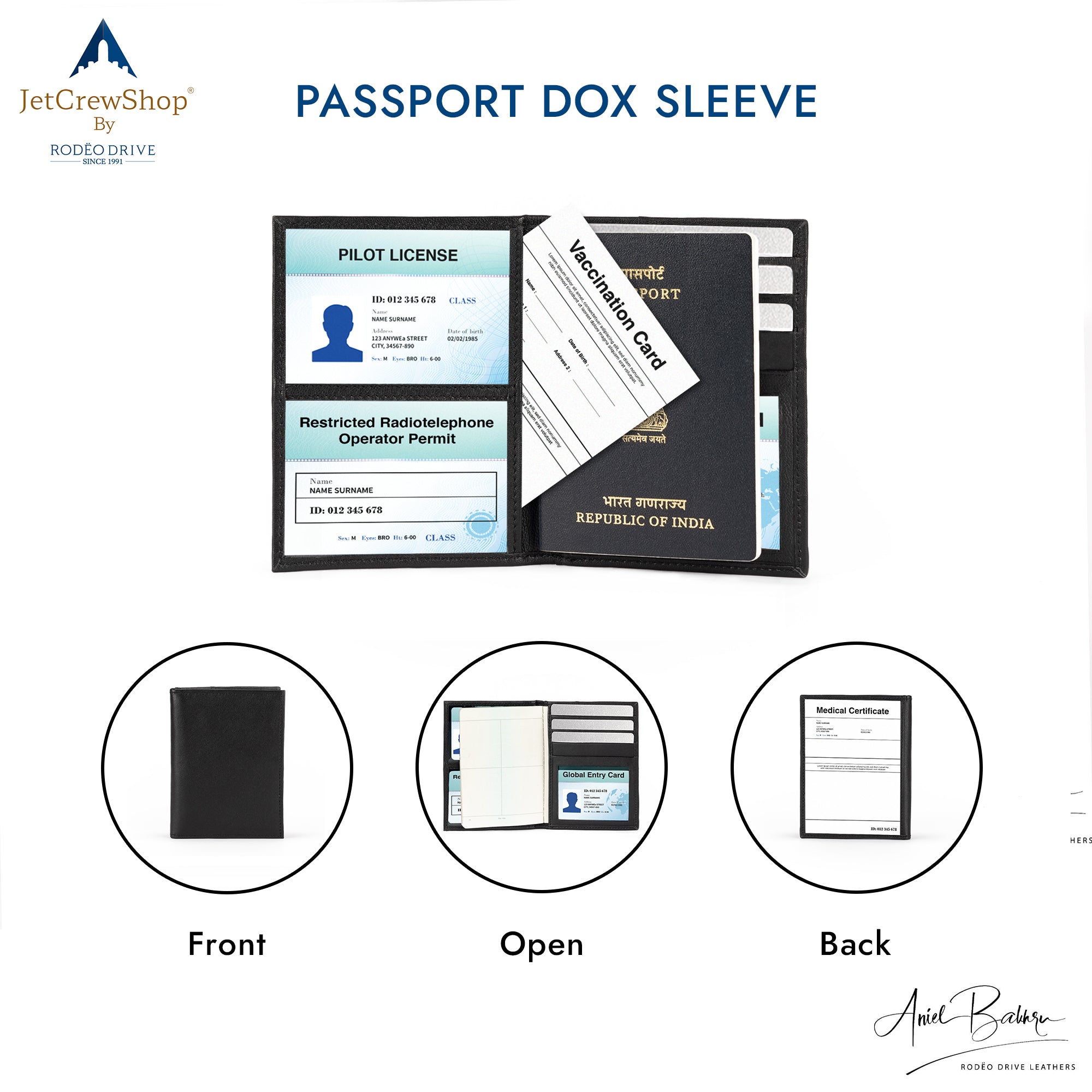 features of our pilot document holder