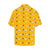 Back side image of yellow HAWAIIAN SHIRT. It is short sleeved
