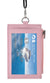 front image of baby pink CLASSIC ID BADGE HOLDER